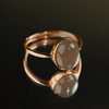 New Mushan Purple Smoke Purple and Qingshui Ring Women's Niche
