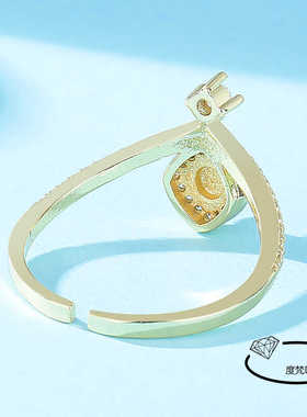 戒指空托diy镶嵌翡翠危料4mm时尚