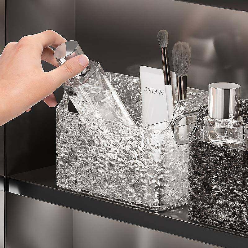 镜柜收纳盒高级感大容量轻奢桌面化妆品收纳卫生间厕所浴室置物架,淘宝优惠券,粉丝福利购,淘宝优惠卷