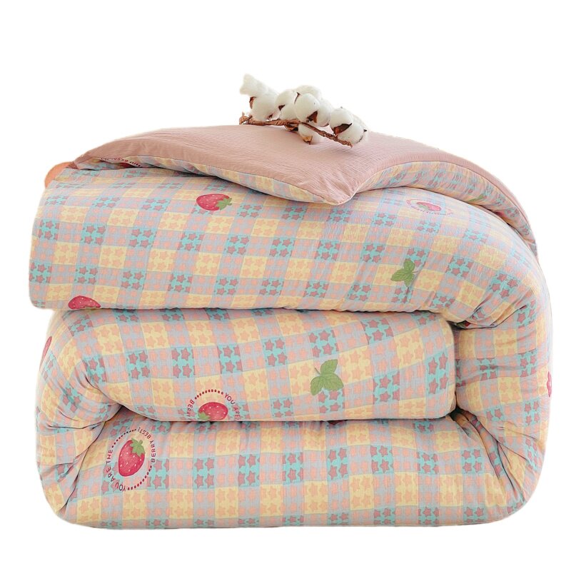 A类原棉大豆被棉被母婴级被子加厚保暖冬季学生单双人宿舍被芯
