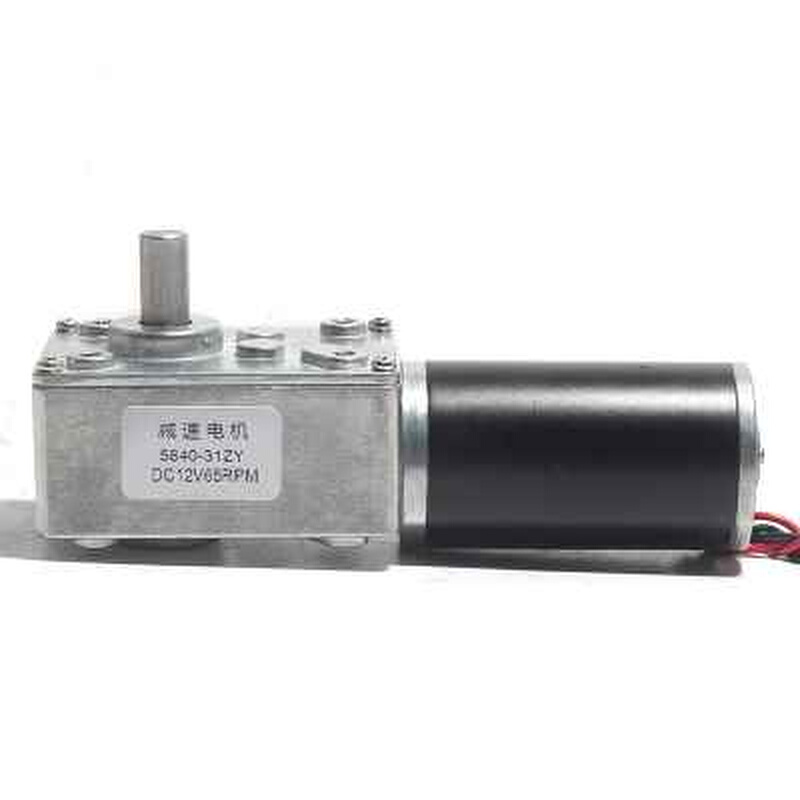 5840-31ZY直流减速电机12V24V涡轮蜗杆自锁正反转低速调速马达