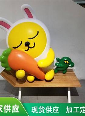 玻璃钢卡通雕塑定制人物造型IP形象吉祥物户外公仔玩偶模型摆件