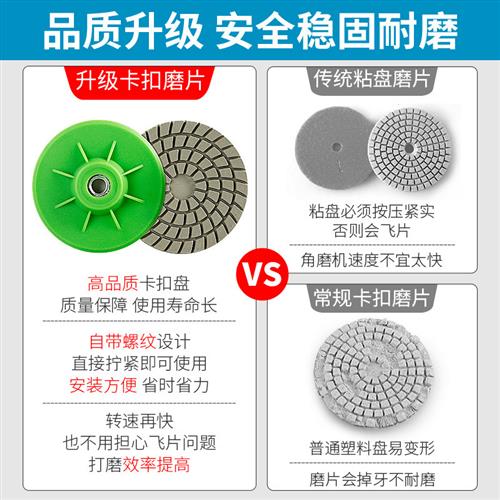 瓷砖修边干磨片大理石英石材岩板玻璃磨边倒角角磨机打磨抛光神器 - 图1