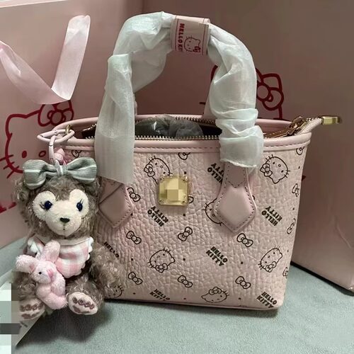 HelloKitty凯蒂猫菜篮子系列托特包2025夏季新款手提包斜挎单肩包 - 图0
