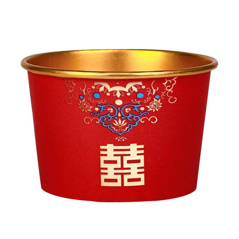 一次性碗结婚碗筷套装纸碗加厚喜碗婚宴婚礼餐具纸杯婚庆用品,淘宝优惠券,粉丝福利购,淘宝优惠卷