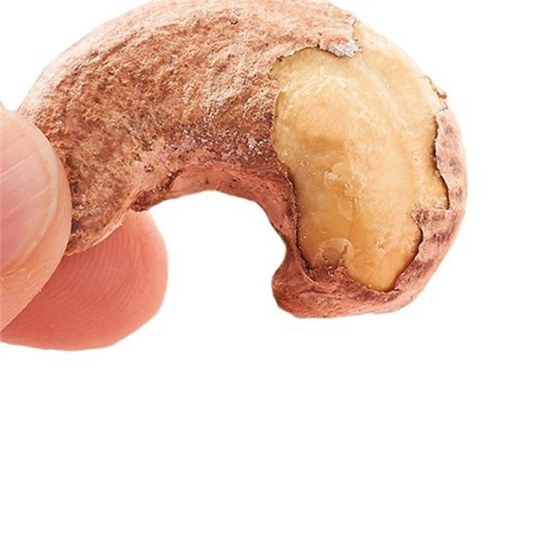 带皮紫衣腰果仁大颗粒200g原味盐焗炭烧紫皮坚果干果零食酥脆 - 图3