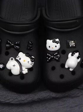 hellokitty鞋花鞋扣可拆卸卡扣