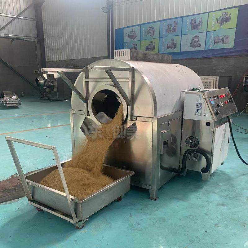 新品大型鱼饵料炒货机 电磁加热炒小麦胚芽设备 胚芽加工滚筒炒锅,淘宝优惠券,粉丝福利购,淘宝优惠卷