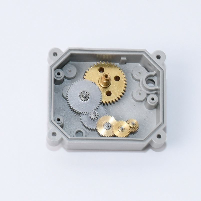 微型电动球阀1/4”2分卧式3通缩通径黄铜T型电动阀DN8 - 图1