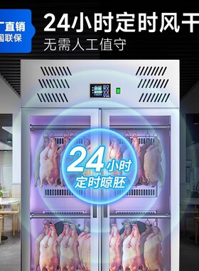 驰能智能晾鸭柜商用烧鹅烧腊风干柜五花肉烘干机烤鸭风冷吹晾胚柜