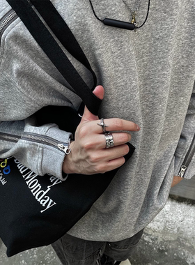 闪耀星星光芒叠戴情侣对戒戒指