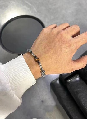 ins中式竹节复古手链手饰小众