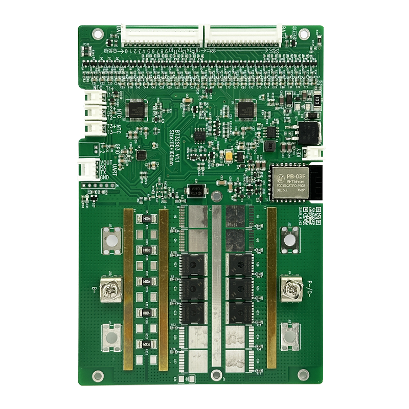 云迪尔 96V锂电池保护板带均衡 UART 26~32串 三元磷酸铁锂钠离子 - 图3