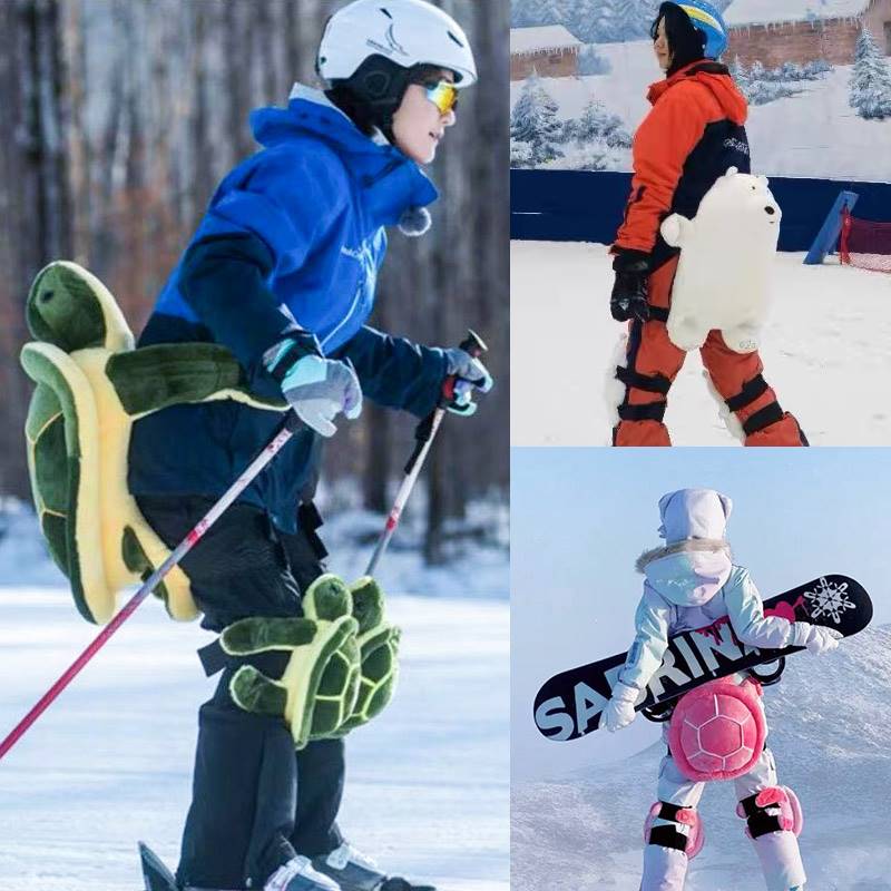 滑雪小乌龟护屁股垫滑雪护臀防摔裤成人男女儿童套装单板护具装备
