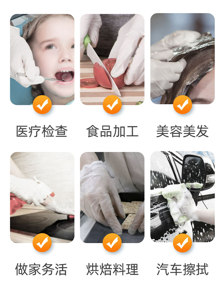海氏海诺一次性检查手套pe医用加厚透明塑料薄膜美容餐饮食品医疗,淘宝优惠券,粉丝福利购,淘宝优惠卷