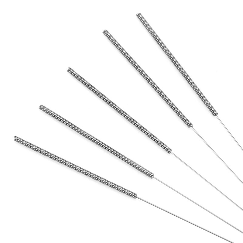 环球牌带套管针无菌一次性针灸针铜柄医用家用非银毫针进针管易进 - 图1