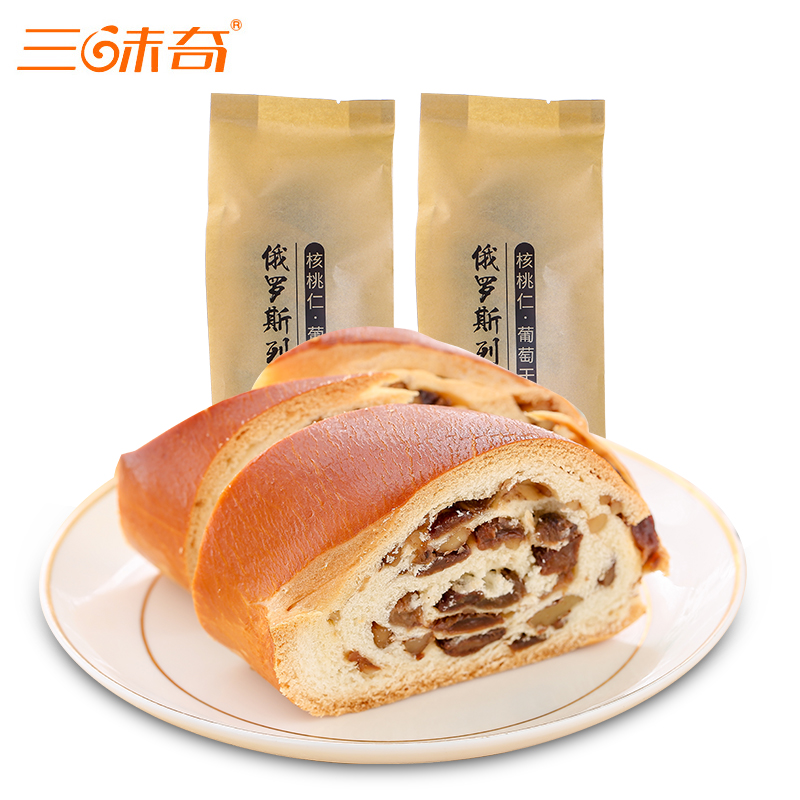 大列巴面包俄罗斯风味营养早餐正宗新疆核桃果仁列巴代餐饱腹食品