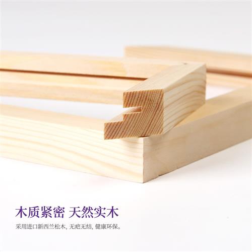 实木画框装裱卡纸2半4开8K素描白色边挂墙相框简约内衬水彩A3 A4 - 图2