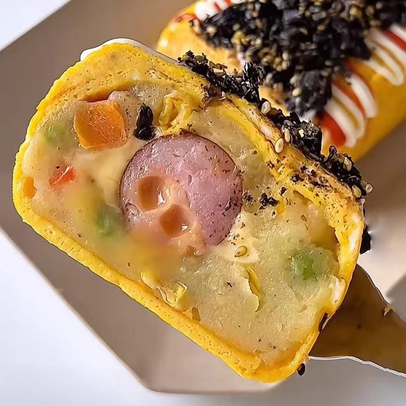 土豆泥香肠厚蛋烧厚切玉子烧加热即食鸡蛋饼早餐代餐速冻半成品,淘宝优惠券,粉丝福利购,淘宝优惠卷