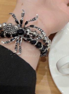 暗黑蜘蛛2025新款朋克手链小众