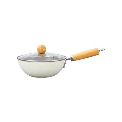 日式迷你小铁锅一人食不粘炒锅电磁炉煤气泡面锅平底锅礼品1