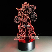 New Cool Anime Transformation 3D Lamp Kids Toys Action Figur