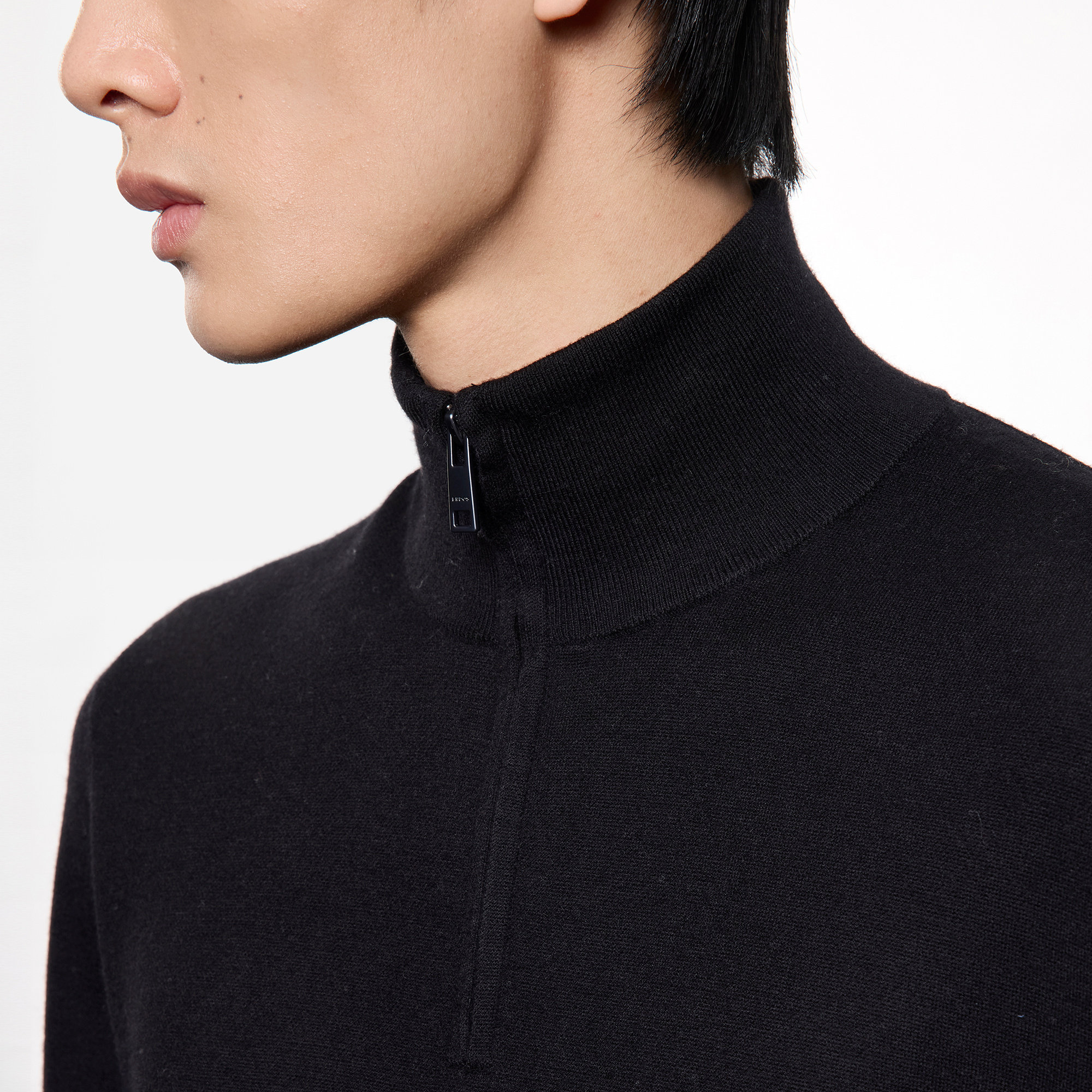 【精纺】ERDOS 男装半高领拉链羊绒开衫25年秋冬新品虚提厚针织衫,淘宝优惠券,粉丝福利购,淘宝优惠卷