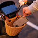 Electric vehicle front hanging object bag waterproof car basket storage miscellaneous artifact Aima Nine electric bicycle bicycle hanging bag