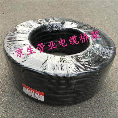 PE塑料波纹管 穿线 线软管 PE塑料软管 黑色软管 电线 线电缆护套 - 图0