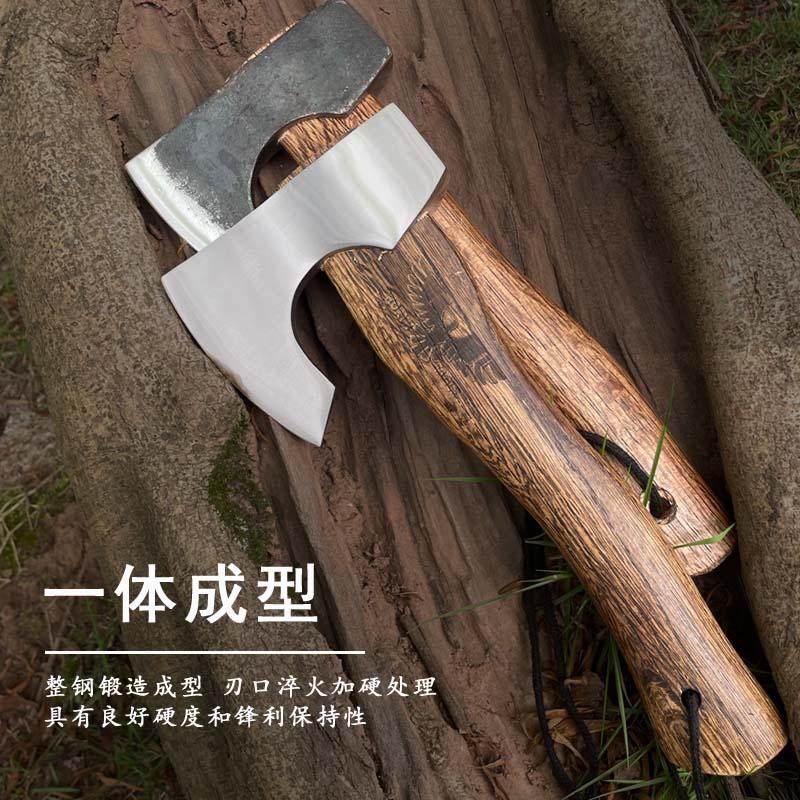 足铁匠斧头劈柴工具尼曼斧子劈柴神器户外多功能手工锻打全钢野营,淘宝优惠券,粉丝福利购,淘宝优惠卷