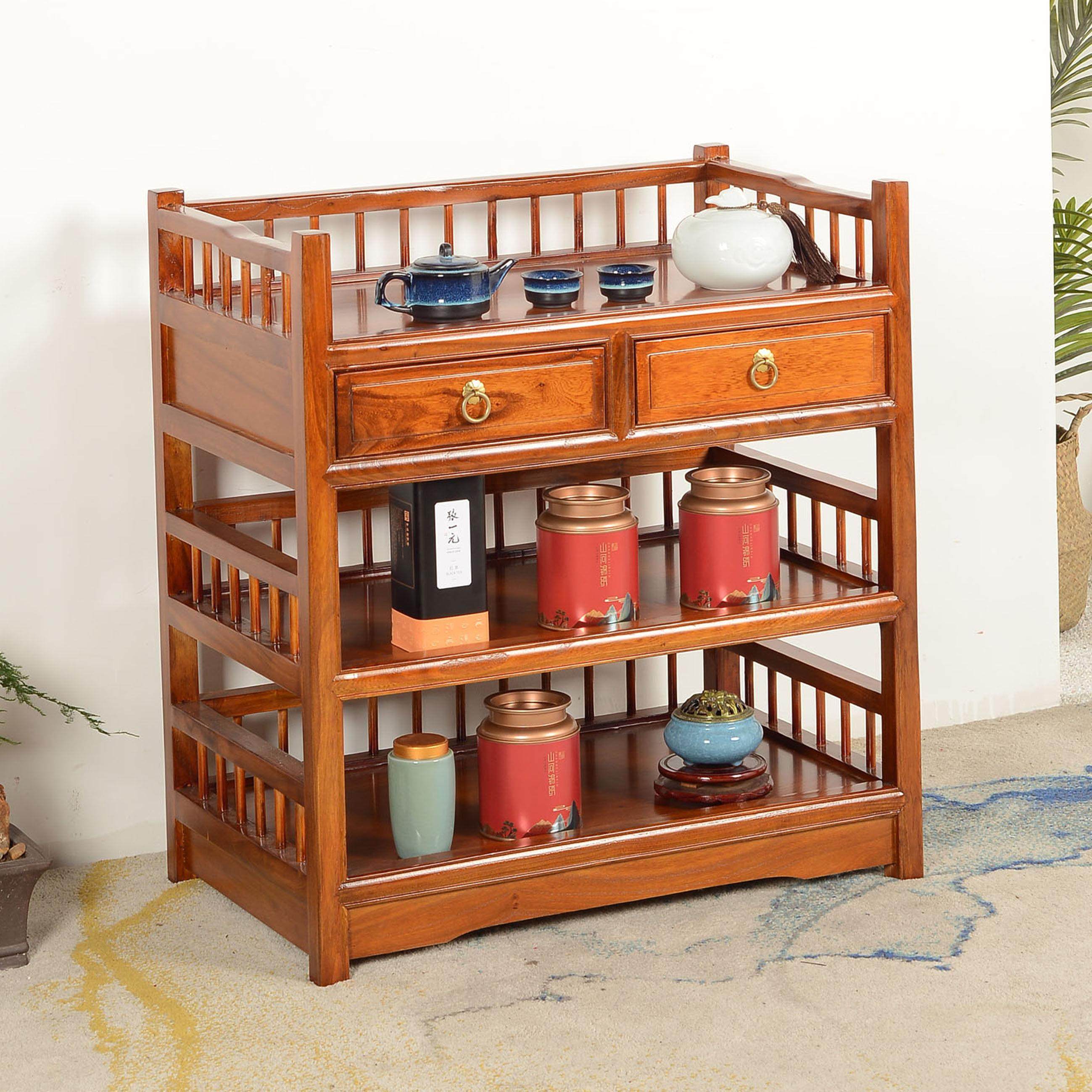 新中式茶水柜实木餐边柜收纳柜茶叶柜置物架办公室茶边柜小酒水柜,淘宝优惠券,粉丝福利购,淘宝优惠卷