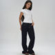 Veryrareme low-rise straight-leg raw jeans