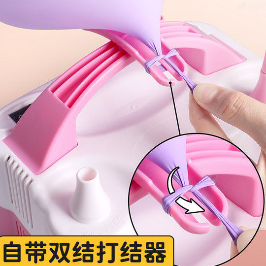 Electric balloon inflator can inflate double-layer balloons