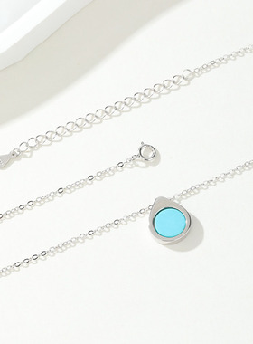 SMGI/S925银绿松石项链送礼优选