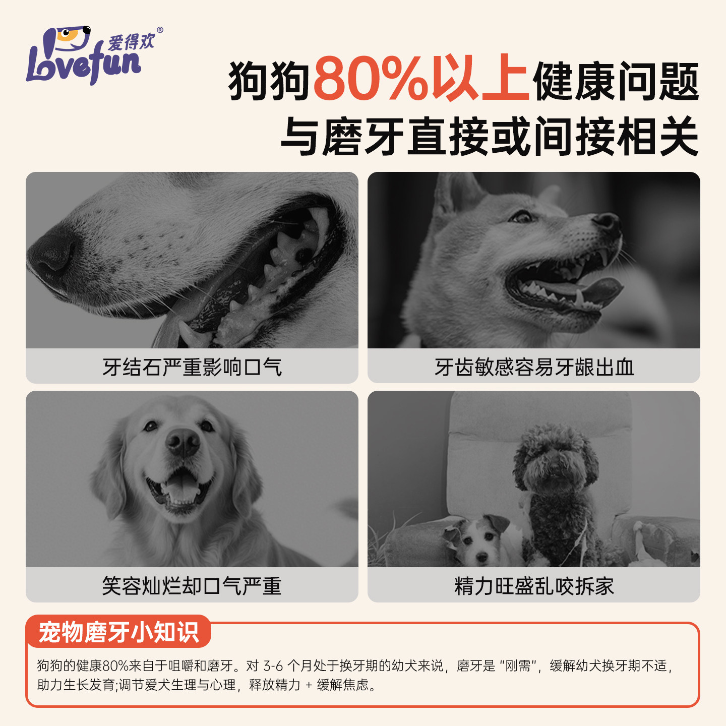 爱得欢狗狗零食洁齿磨牙棒鸡肉鸭肉牛皮大中小型犬耐啃咬宠物零食