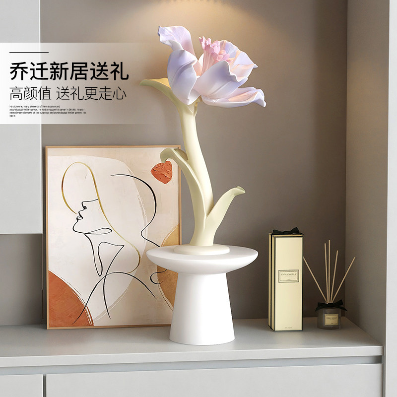 轻奢时尚仿真花卉工艺品摆件客厅餐厅家居装饰品乔迁生日礼物女生,淘宝优惠券,粉丝福利购,淘宝优惠卷