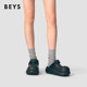 范丞丞同款BEYS小丑拖鞋女鞋外穿2025新款厚底勃肯洞洞鞋增高鞋子