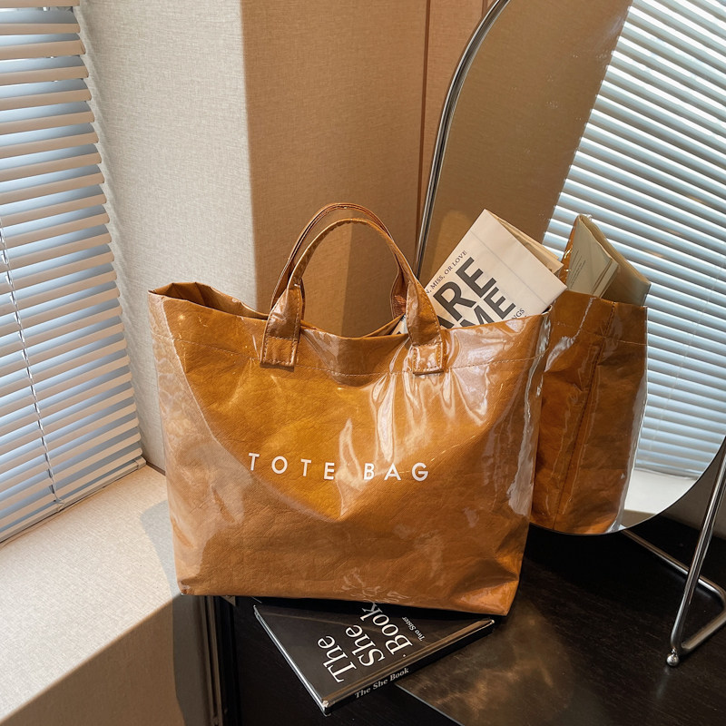 新款大容量杜邦纸手提透明防水果冻PVC上班通勤旅行包妈咪手提包,淘宝优惠券,粉丝福利购,淘宝优惠卷