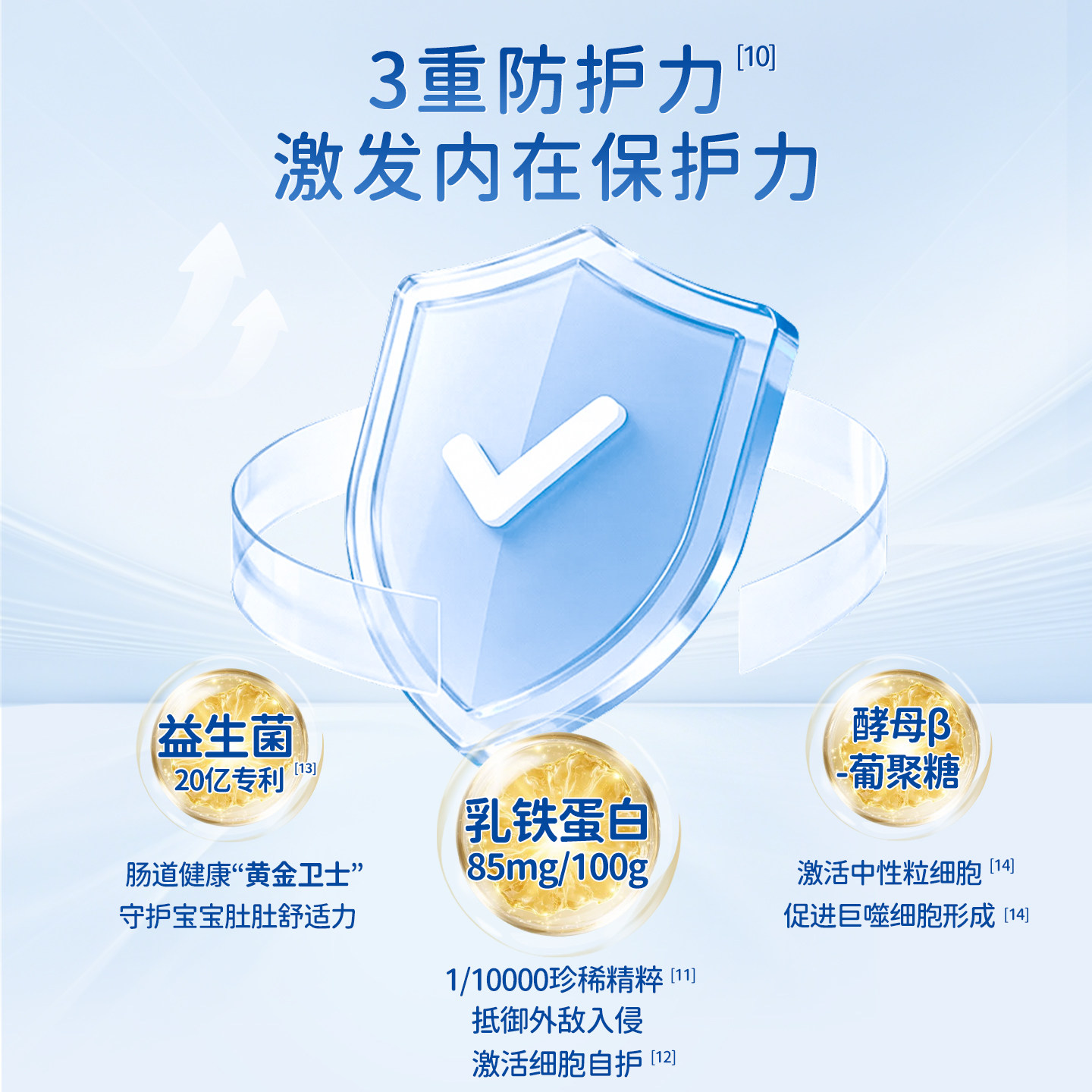 【全新升级】澳优苏芙拉儿童成长奶粉CBP赖氨酸高钙青少年3-18岁