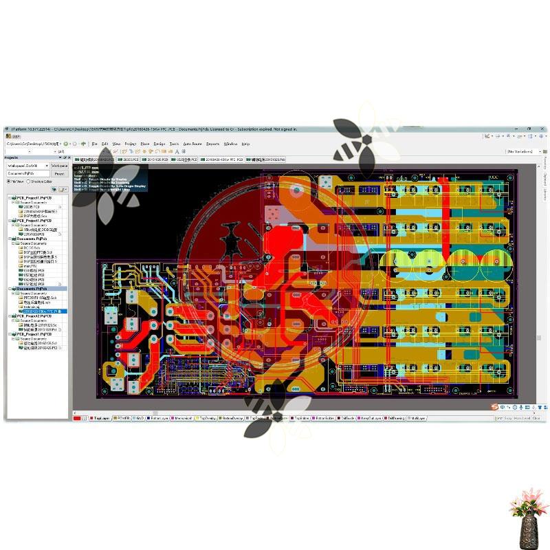 15KW充电桩模块方案三相PFC+移相全桥开关电源数字控制原理图PCB-图3