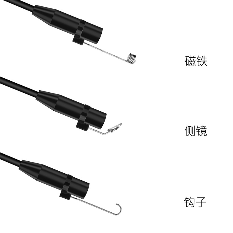 自动对探焦1000万高清摄像头机下水管道手内窥镜防水汽修工业头器