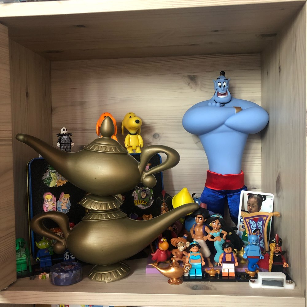 Cartoon Movie Aladdin Lamp Halloween Decoration Cosplay Cost - 图0