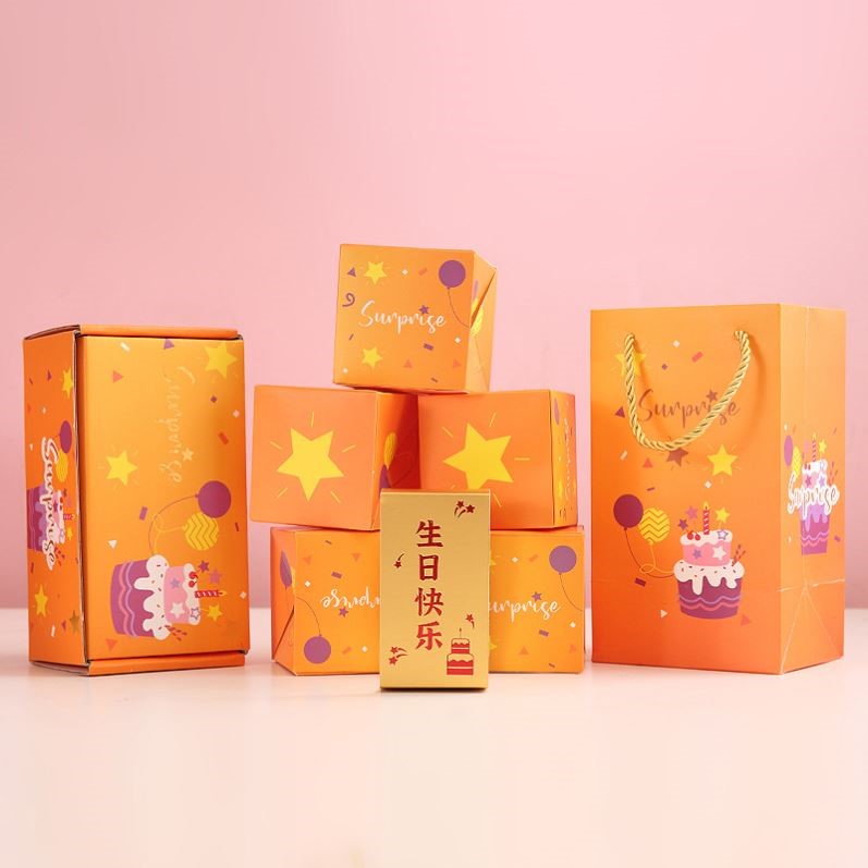 七夕情人节惊喜弹跳红包盒子创意礼物红包满天飞折叠爆炸生日礼物-图0