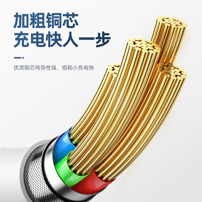 安卓数据线佰卡朗适用华为适用vivo适用荣耀手机闪充micro usb通用一套充电器2充电宝线老式短蓝牙耳机加长