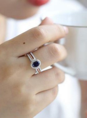 新款双色可拆卸戒指时尚个性小众