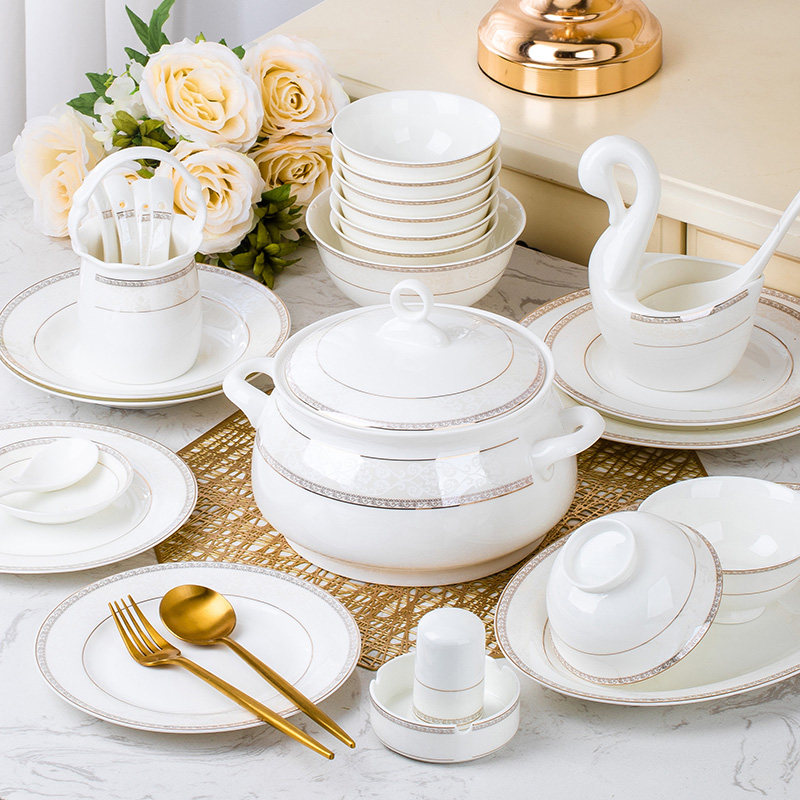 碗碟套装家用2026新款轻奢高温餐具套装高级感陶瓷碗盘碗筷盘子碗,淘宝优惠券,粉丝福利购,淘宝优惠卷