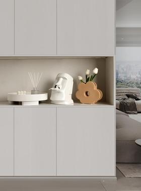 现代无障碍豪华入口钥匙储物装饰客厅入口门软装饰鞋柜展示柜装饰