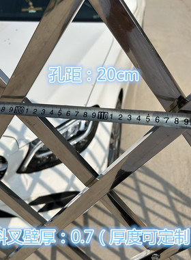 可移动伸缩围栏工地安全隔离栏不锈钢折叠防护栏杆幼儿园伸缩栅栏