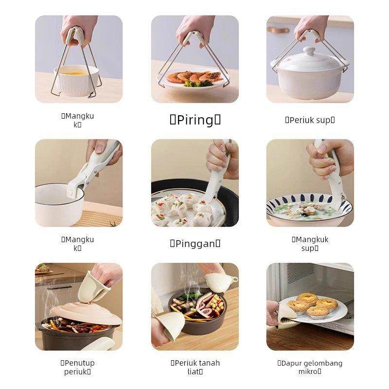 日本硅胶防烫夹取碗夹厨房夹盘子蒸菜碗碟夹子隔热提盘夹碗神器,淘宝优惠券,粉丝福利购,淘宝优惠卷