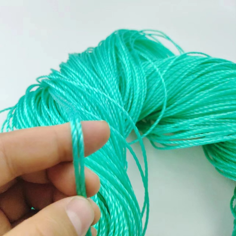 尼龙绳子2MM塑料绳绿色细绳渔网绳打包绳补网绳鱼线绳吊树绳粗绳 - 图0